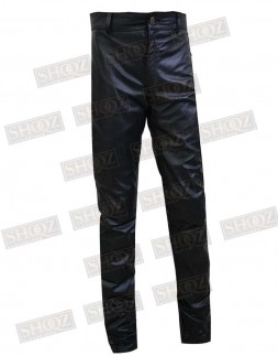 Women Hilary Duff Black Leather Pant Women Hilary Duff Black Leather Pant